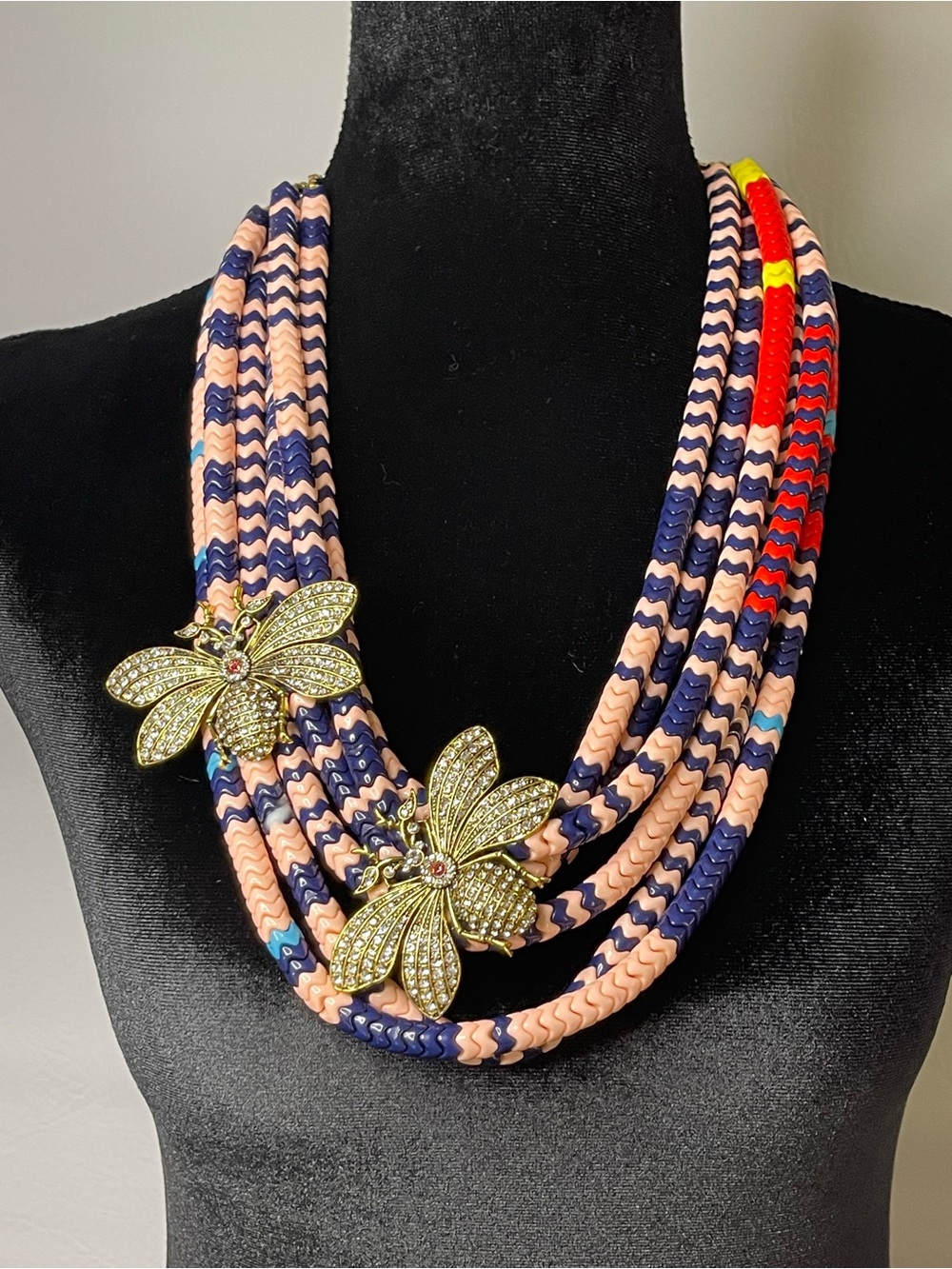 Sassy Jones Butterfly Statement Necklace | Sold Out | Glam Luxe Piece